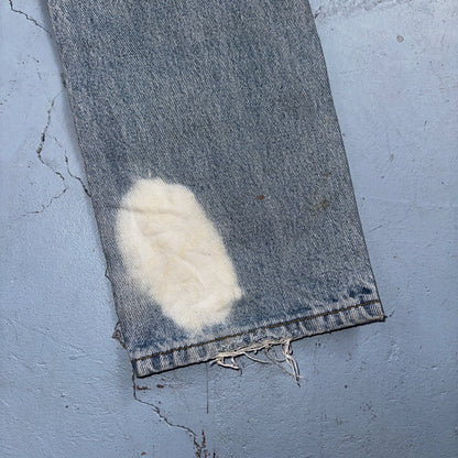 Levis 501 Vintage Y2K Europe Straight Leg Jeans 27x32 90s Light Wash Act 24x30