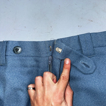 VTG 1960s Mens 2 PC Suit 42 Jacket Coat Pants 60s Lions Den Rockabilly Side Belt