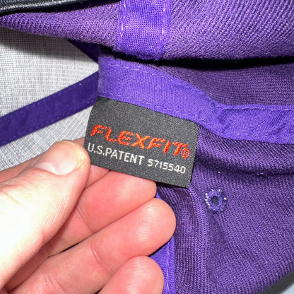 Nike VTG Washington Huskies Hat Cap Flex Fit Purple NCAA Team 90s Y2K