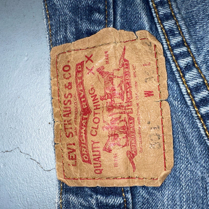 Levis 501 Vintage Y2K 90s XX Straight Leg Jeans Blue Light Wash 36x32 Act 35x31
