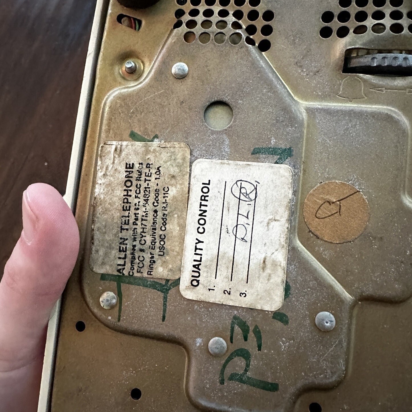 VTG Bell System Western Electric Beige Rotary Dial Desk Telephone 500 NE591 60s