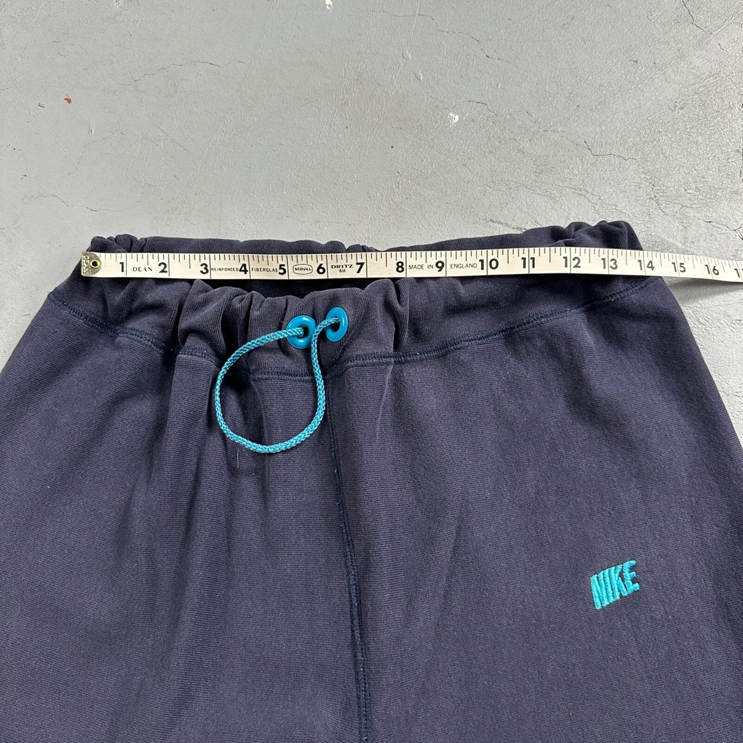 Nike Sweatpants VTG 90s Mens M Navy Swoosh Logo Jogger Casual Classic Retro Gym