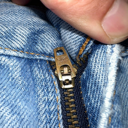 Levis 570 Jeans Mens 40x32 Blue Baggy Wide Loose Denim Pants Tapered 39x30