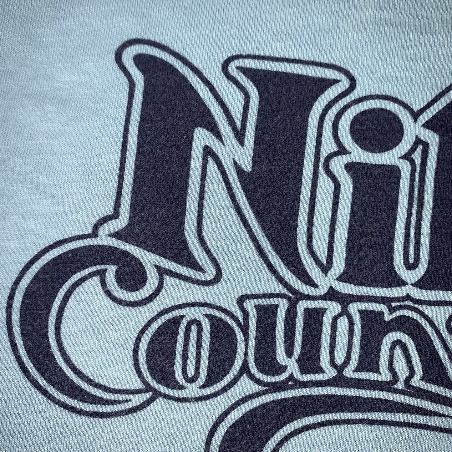 Nike Vintage T Shirt Mens Small Country Hike 70s Basic Simple Rap Music Running