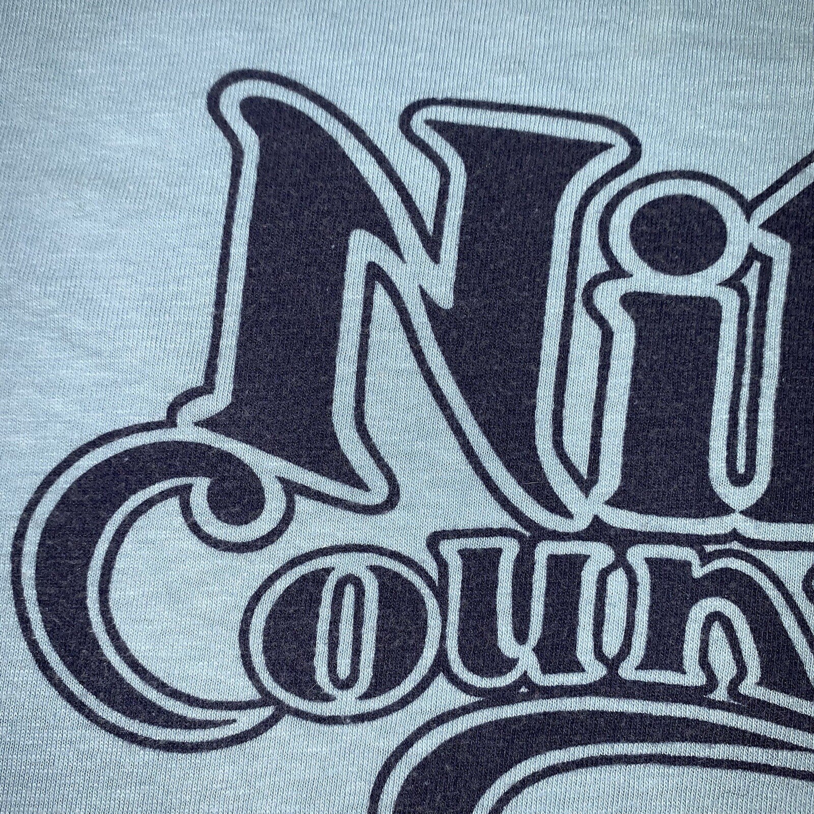 Nike Vintage T Shirt Mens Small Country Hike 70s Basic Simple Rap Music Running