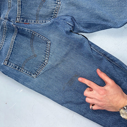 Levis 501 VTG 70s SS Redline Selvedge Jeans XX Med Wash 27x31 Tailored Altered