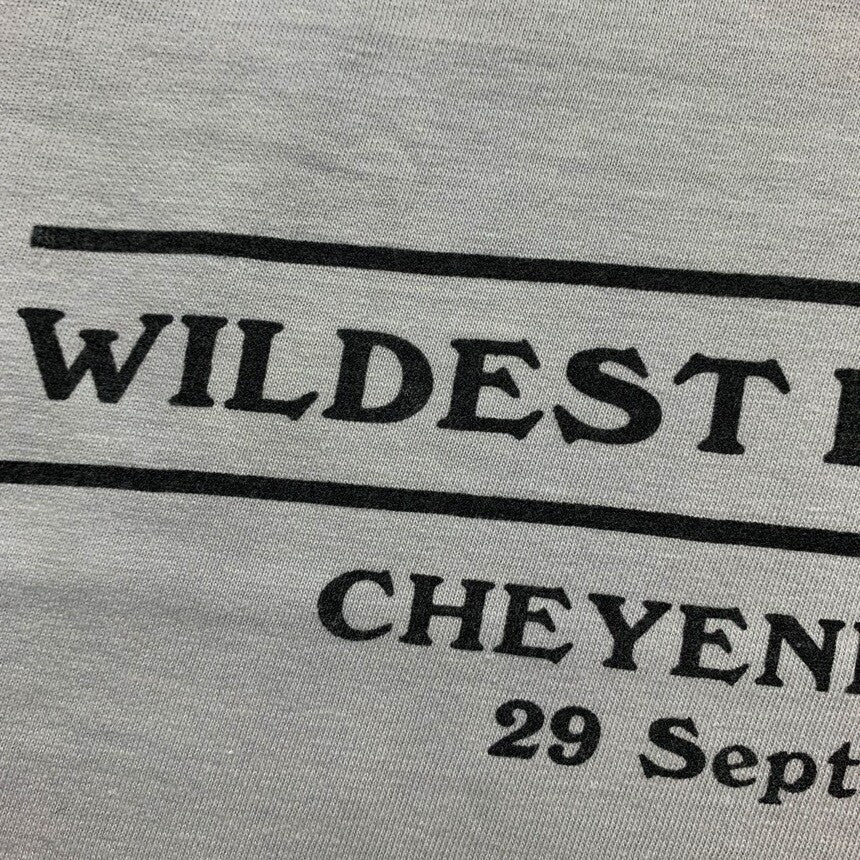 Vintage Nike T Shirt USA Rare 1984 Running LS 80s Zebra Wild Race Cheyenne Zoo