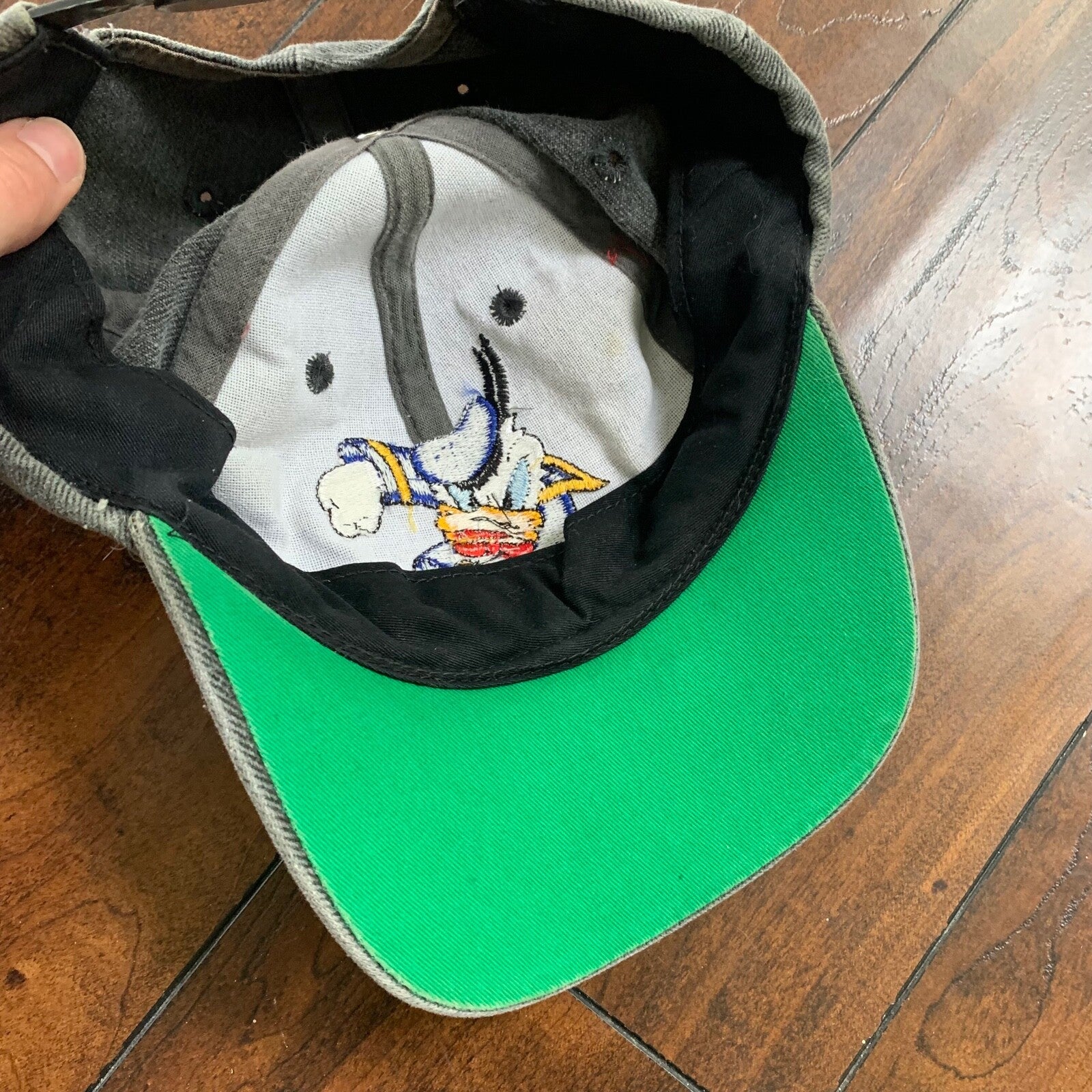 Donald Duck Vintage Hat Cap Snapback Rare Disney Angry Funny Cute 80s 90s Goofy