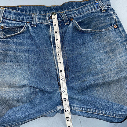 Levis 517 Vintage 80s USA Orange Tab Bootcut Flare Blue Worn Jeans Act 32x31