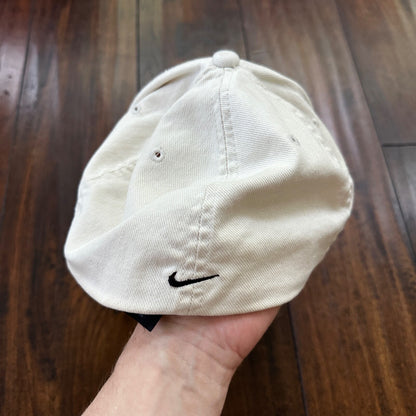 Nike Golf Y2K VTG Hat Cap Snapback White Yellowish Fitted L/XL