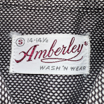 Vintage 40s Amberley Shirt Classic Rockabilly Artist Long Sleeve Modernist 14 S
