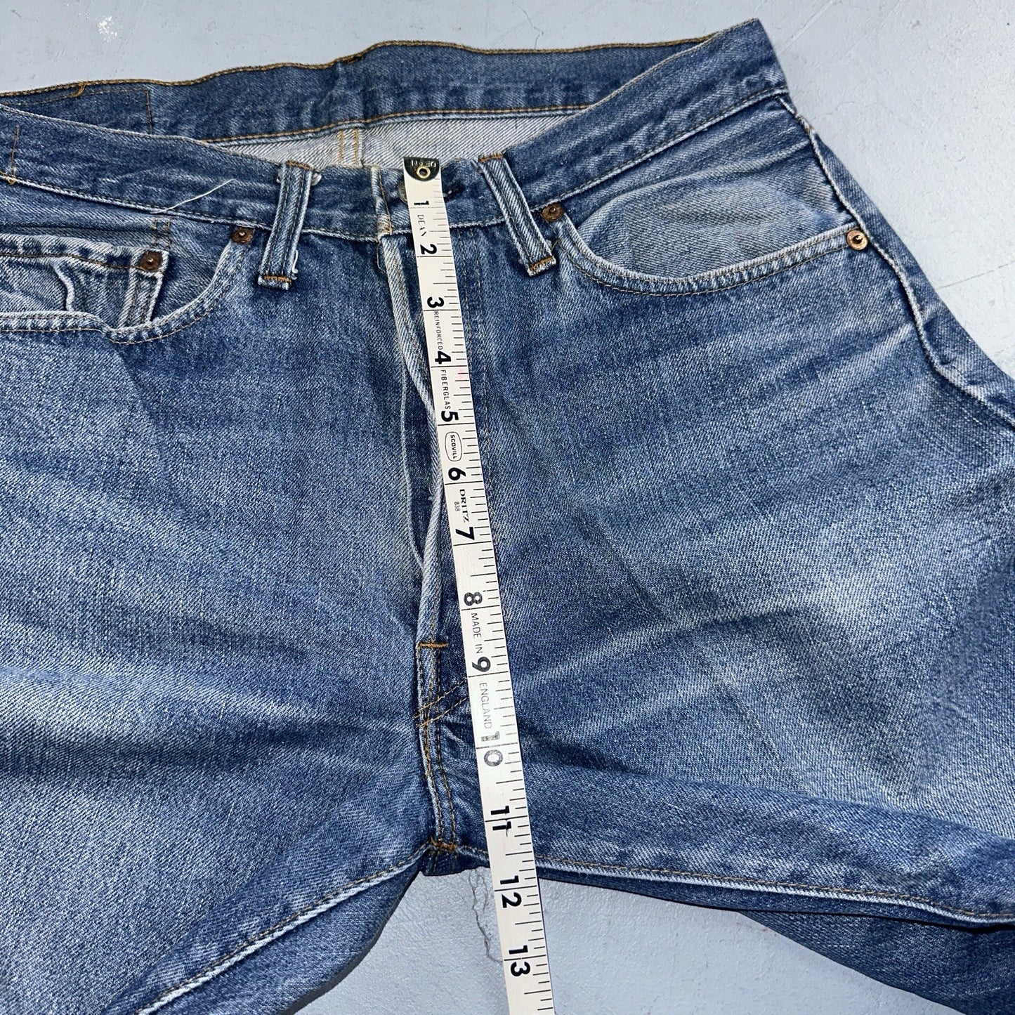 Levis 501 Vintage 80s Redline Selvedge USA XX Jeans Med Wash 34x34 Act 31x31