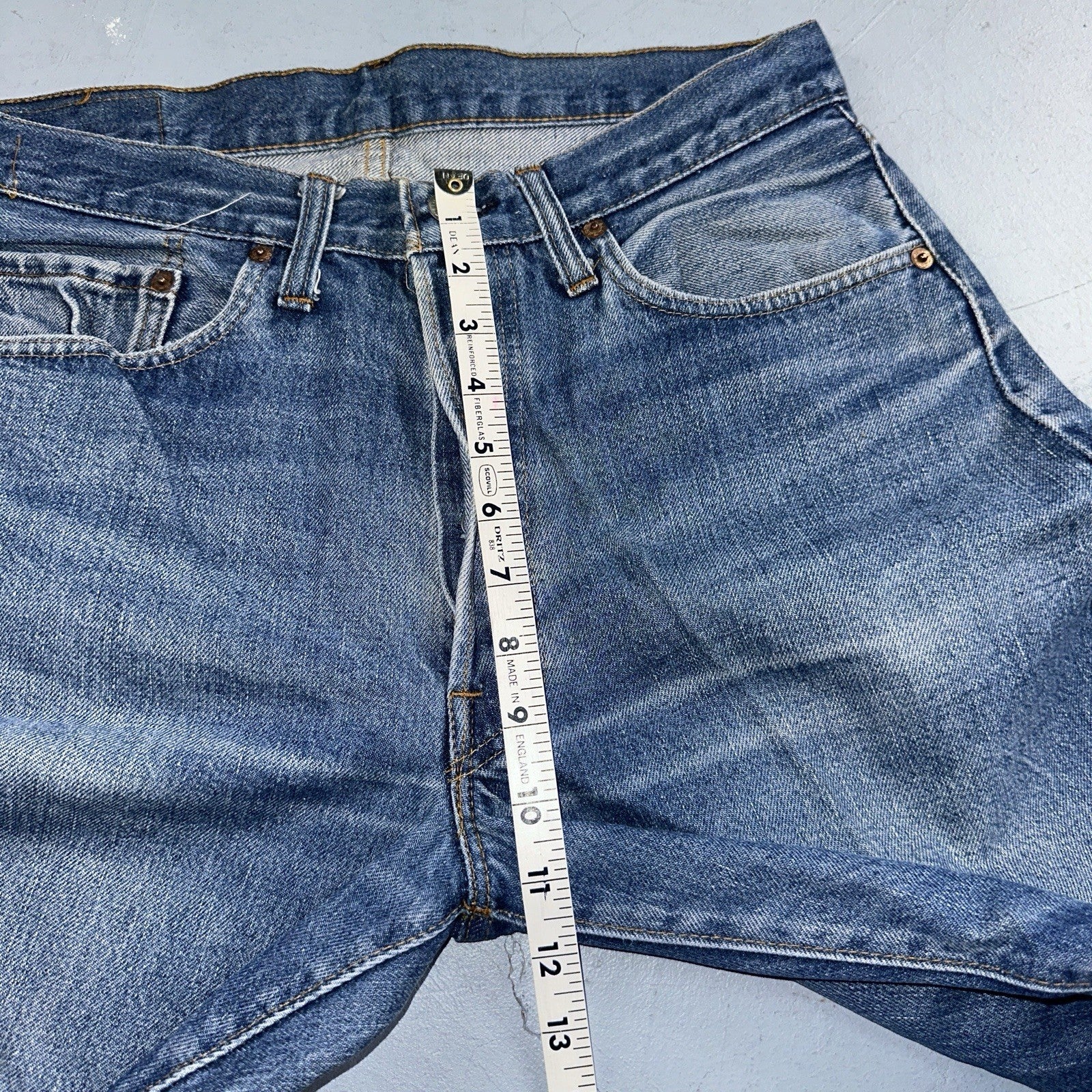 Levis 501 Vintage 80s Redline Selvedge USA XX Jeans Med Wash 34x34 Act 31x31