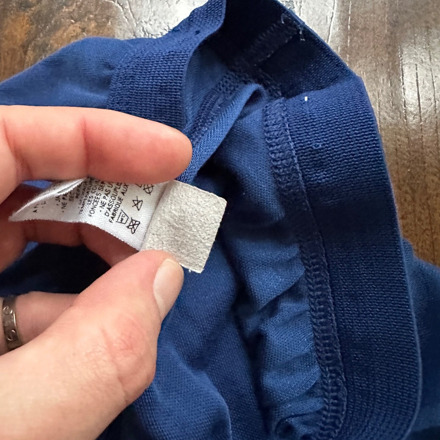 Patagonia Capilene Pants Mens Medium Blue USA Lightweight Baselayer Men Ripped