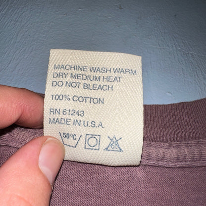 Seattle Washington Purple Maroon VTG T Shirt Single Stitch L Space Needle