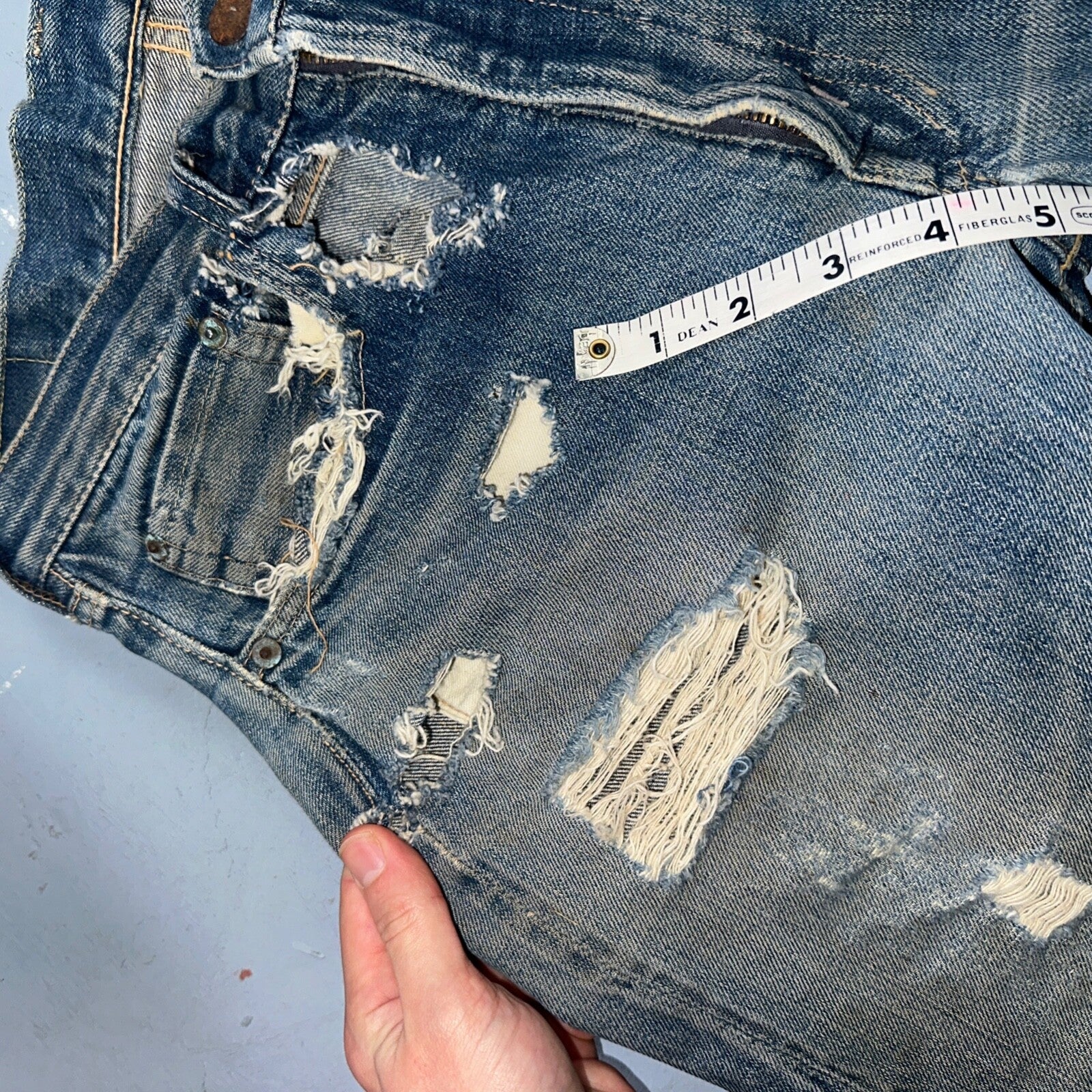 Levis 505 Big E Vintage 60s Redline Selvedge USA XX 1960s Jeans 501 Act 28x26