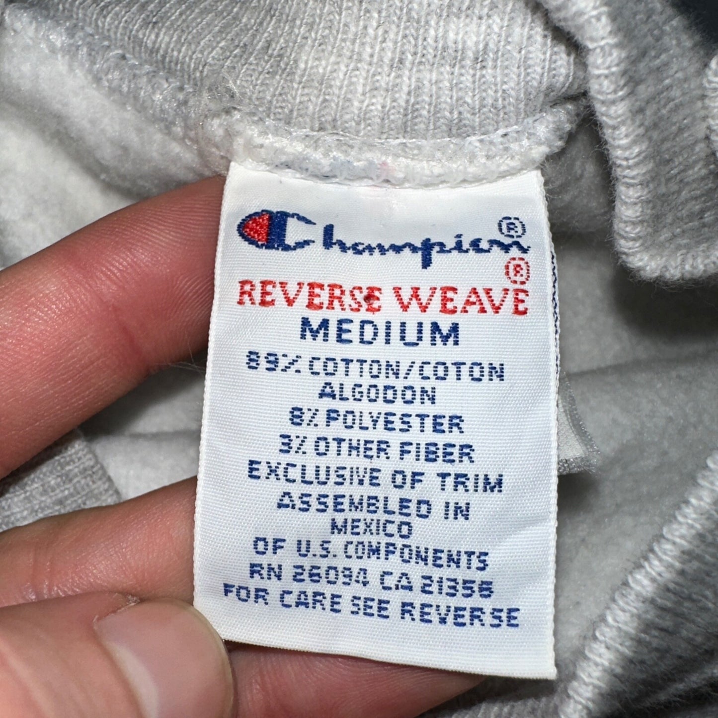 Champion Reverse Weave Vintage Michigan Alumni Sweatshirt M 90s Gray Crewneck