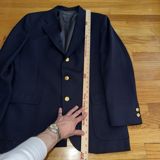 Vintage Brooks Brothers Brooksgate 43R Wool Blazer Union Made USA Sportscoat