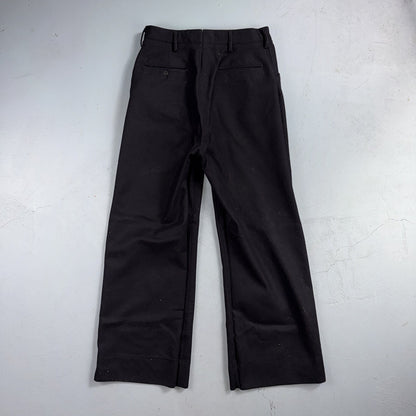 VTG 40s WWII US Naval Clothing Factory Wool Sailor Pants Navy 30L Bell Bottoms