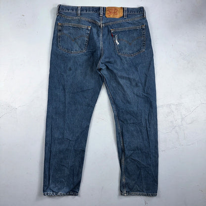 Levis 501 Vintage 90s USA XX Straight Leg Jeans Blue Dark Wash 40x32 Act 38x31