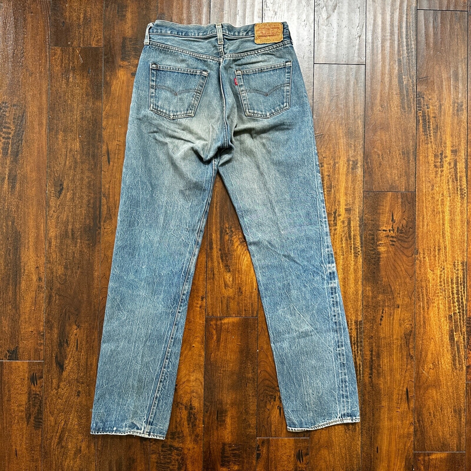 Levis Vintage 80s Redline Selvedge USA 501 XX Jeans 66 70s Light 33x38 Act 30x33