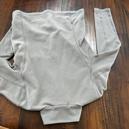 Patagonia Women’s Size M Sweater Fleece Pullover Jacket 1/4 Zip Gray
