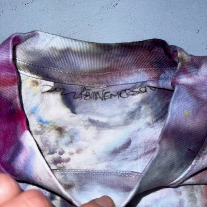 Horses Tie Dye Rare VTG T Shirt Custom Art Tee One of a Kind Cool Thrashed Hippy