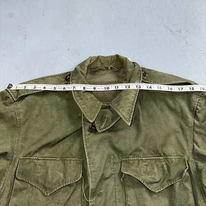 Field Jacket Post WWII Korean War M1950 Coat 1950s 50s OG107 M65