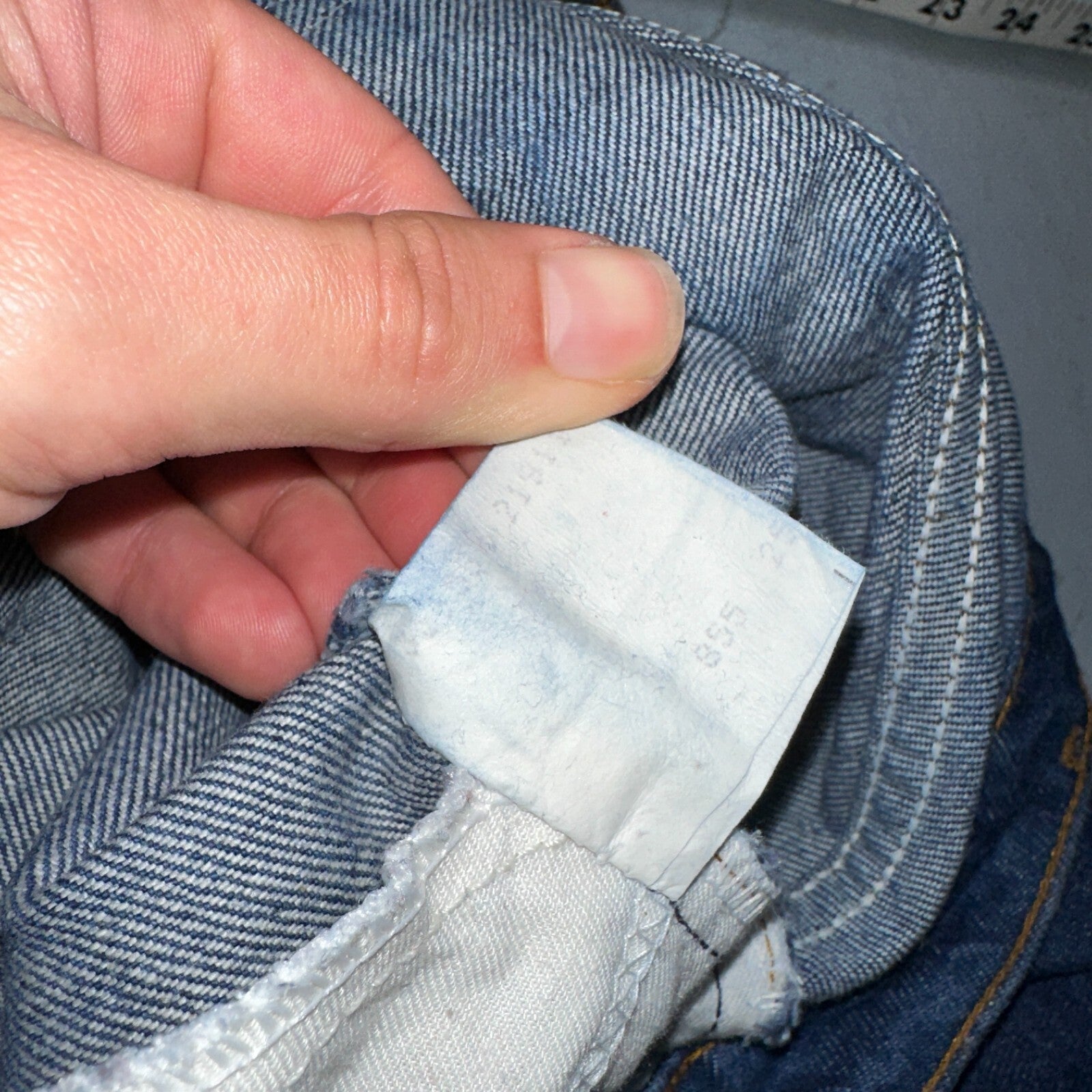 Levis 505 Vintage 80s 20505-0217 Orange Tab Dark 501 Jeans 36x34 USA 1980s