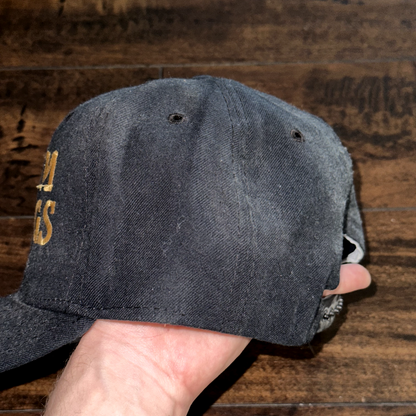 Team Dawgs Vintage Hat Cap Snapback Dogs Funny USA Black New Era Humor Friends