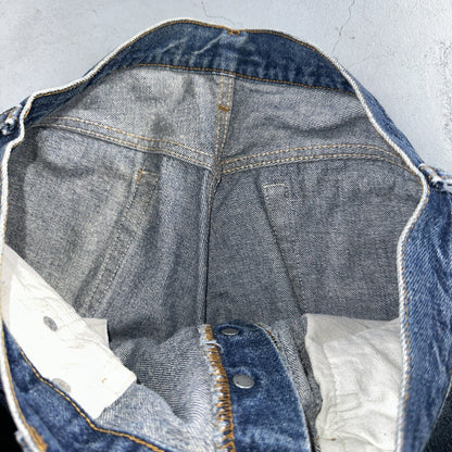 Levis 501 Vintage 80s USA XX Straight Leg Jeans Blue Light Wash 36x40 Act 32x29