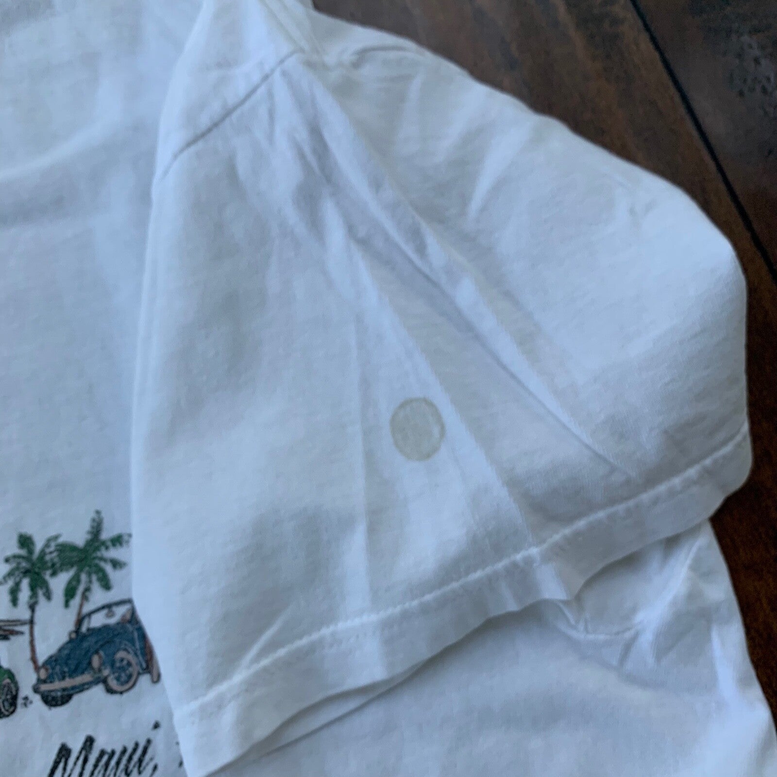 Maui Hawaii Vintage T Shirt Cars Old Rusty Cool Nascar Racing Cute Travel 90s