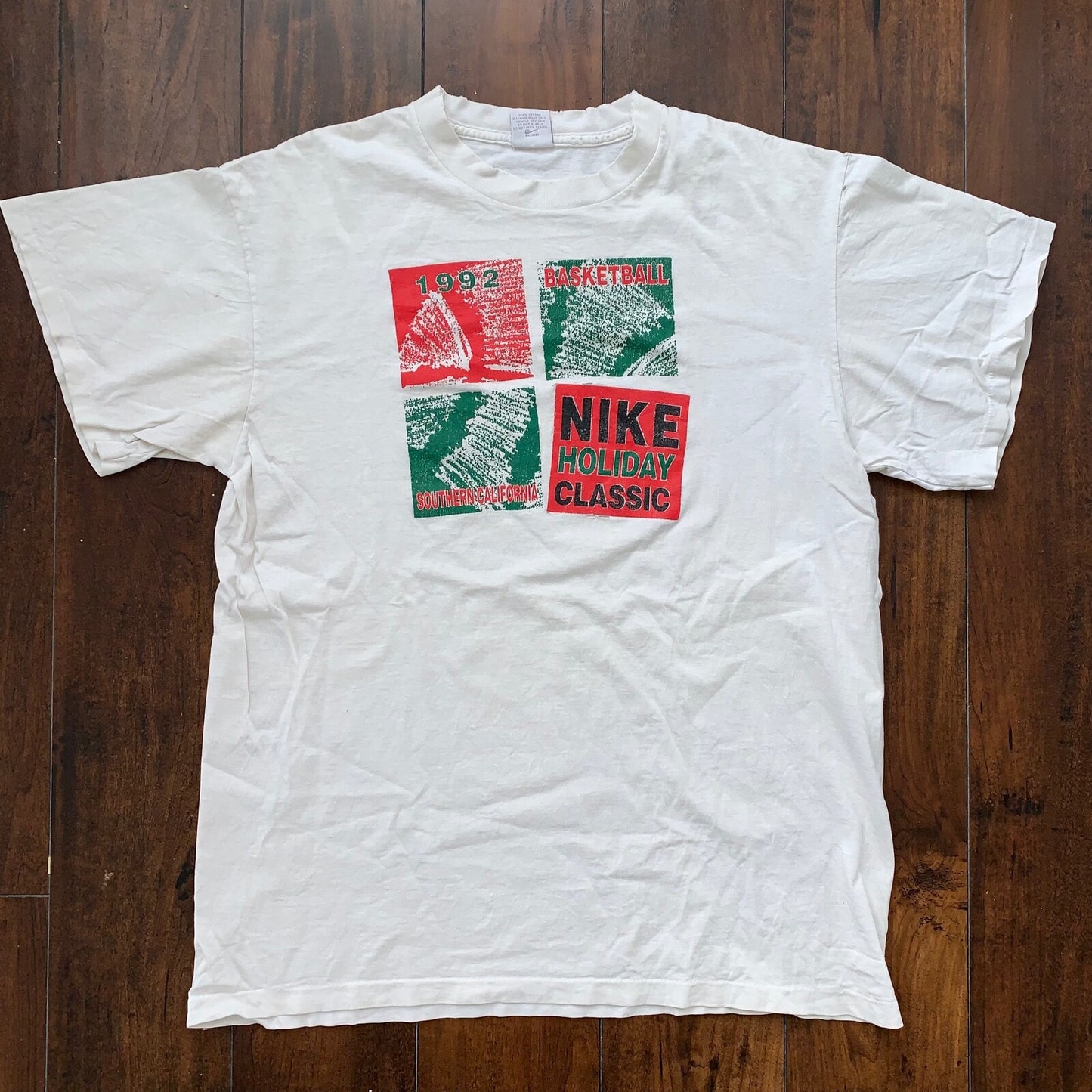 Nike Vintage T Shirt Mens Jordan Holiday Classics Christmas Employee RARE 90s