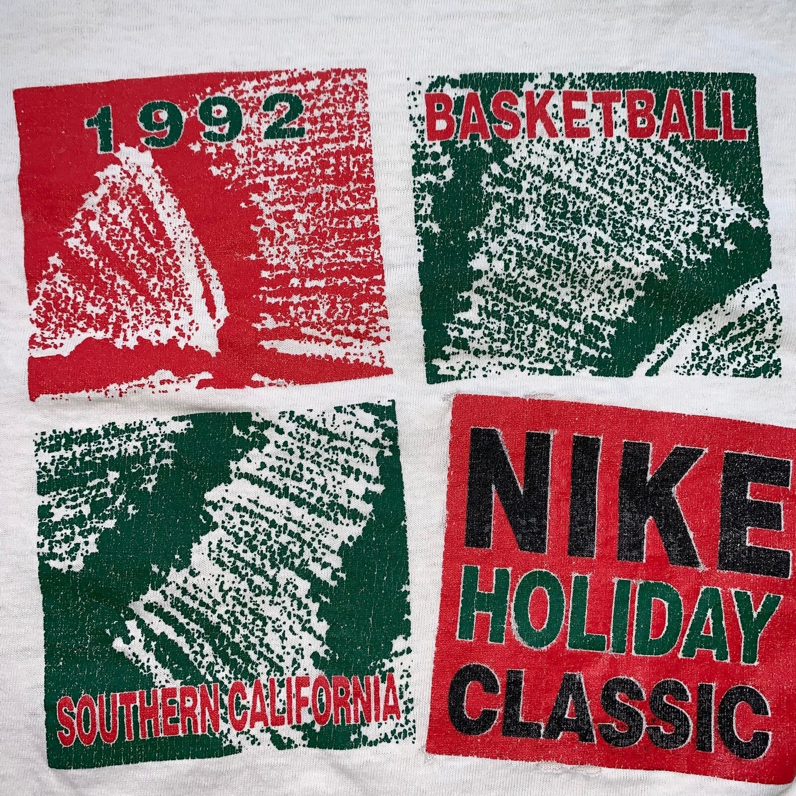 Nike Vintage T Shirt Mens Jordan Holiday Classics Christmas Employee RARE 90s