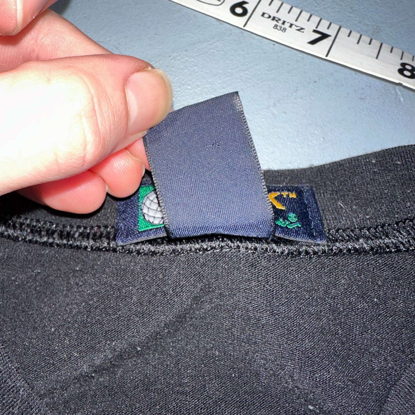 Ebtek Eddie Bauer Black VTG T Shirt USA Large 90s Long Sleeve Shirt Simple