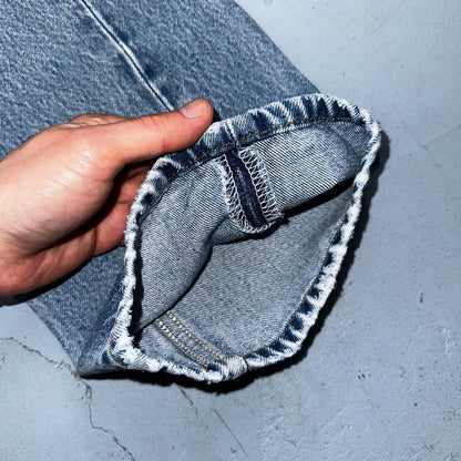 Levis 501 Vintage 90s XX Straight Leg Jeans Y2K Light Wash 36x34 Act 33x30
