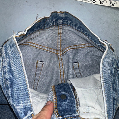 Levis 501 Vintage 80s Redline Selvedge USA XX Jeans Light Wash 28x36 Act 25x31