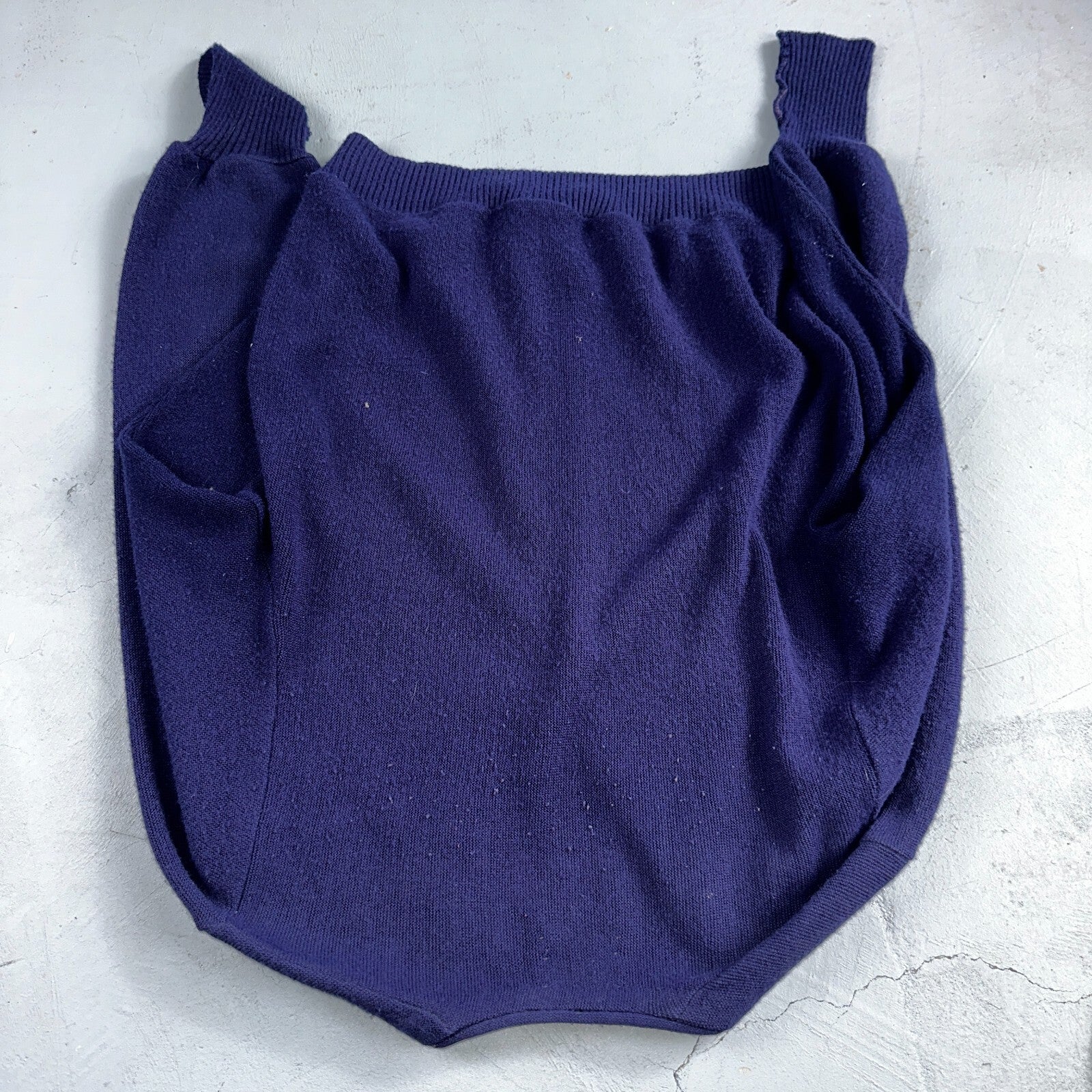 Vintage 80s JCPenney Acrylic Cardigan Sweater Men’s Size M Blue Penneys 1980s