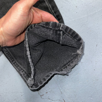 Levis 505 Vintage Y2K Straight Leg XX 2000s Jeans 32x30 Black Light Wash 31x29