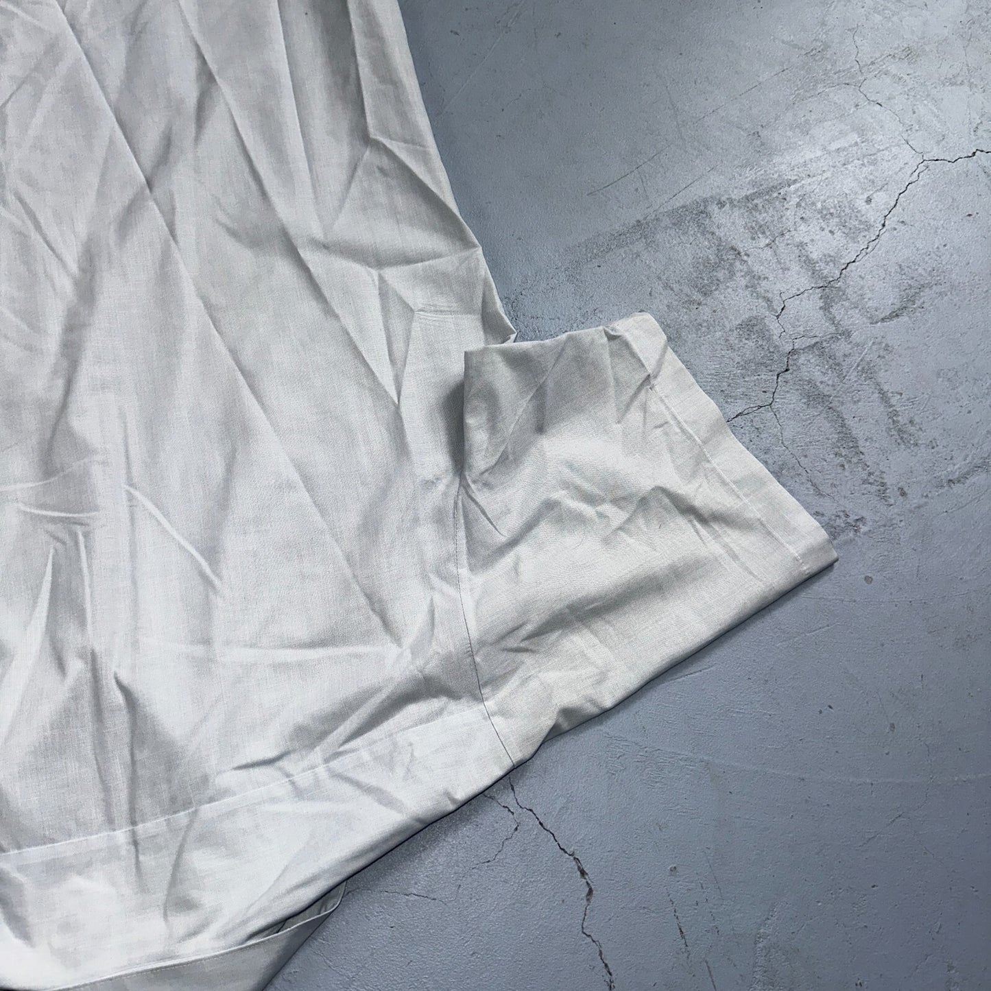 1973 US Army Vietnam War Men Blue Button Long Sleeve Shirt 16 DSA-100 1970s 70s