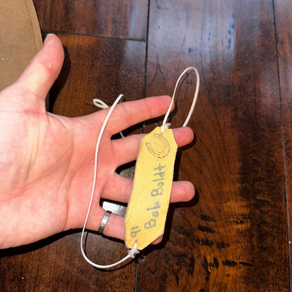 Vintage Walkabout Suede Hat Size Medium South Australia Real Leather Blanctete