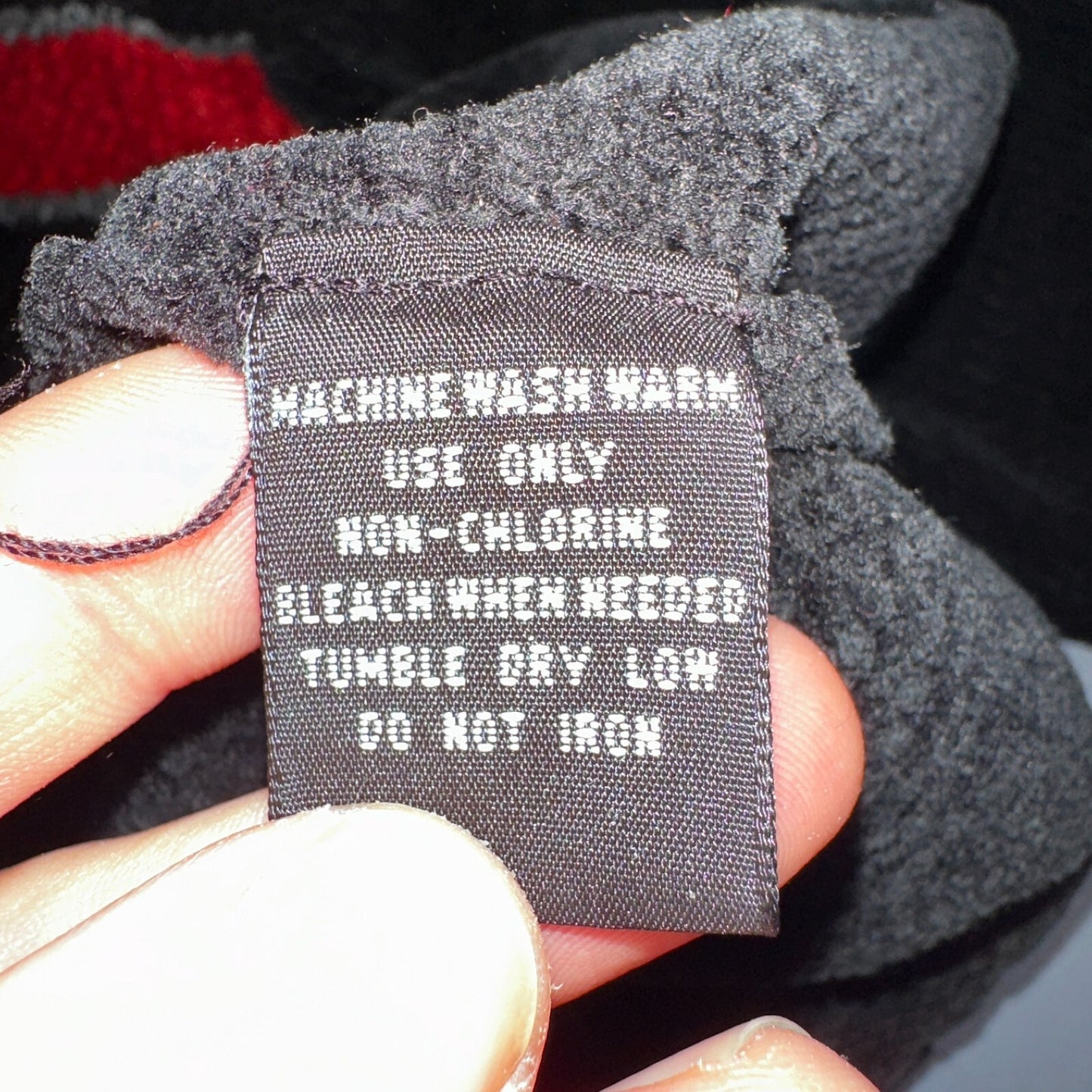 VTG Arizona Sweater Mens L Black Fleece Knit Pullover 2000s Streetwear Y2K Red