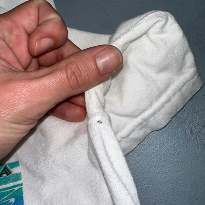 Hawaii Guam USA VTG T Shirt Gildan White Beach Travel Turtle Ocean Love