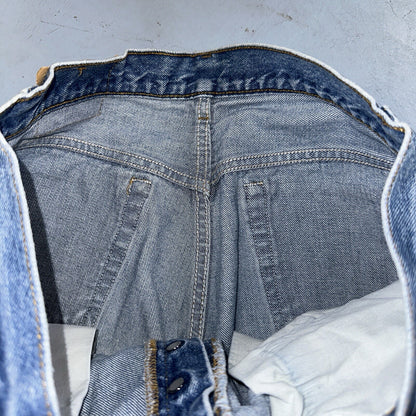 Levis 501 Vintage 90s USA 80s XX Straight Leg Jeans 35x36 Light Wash Act 32x31