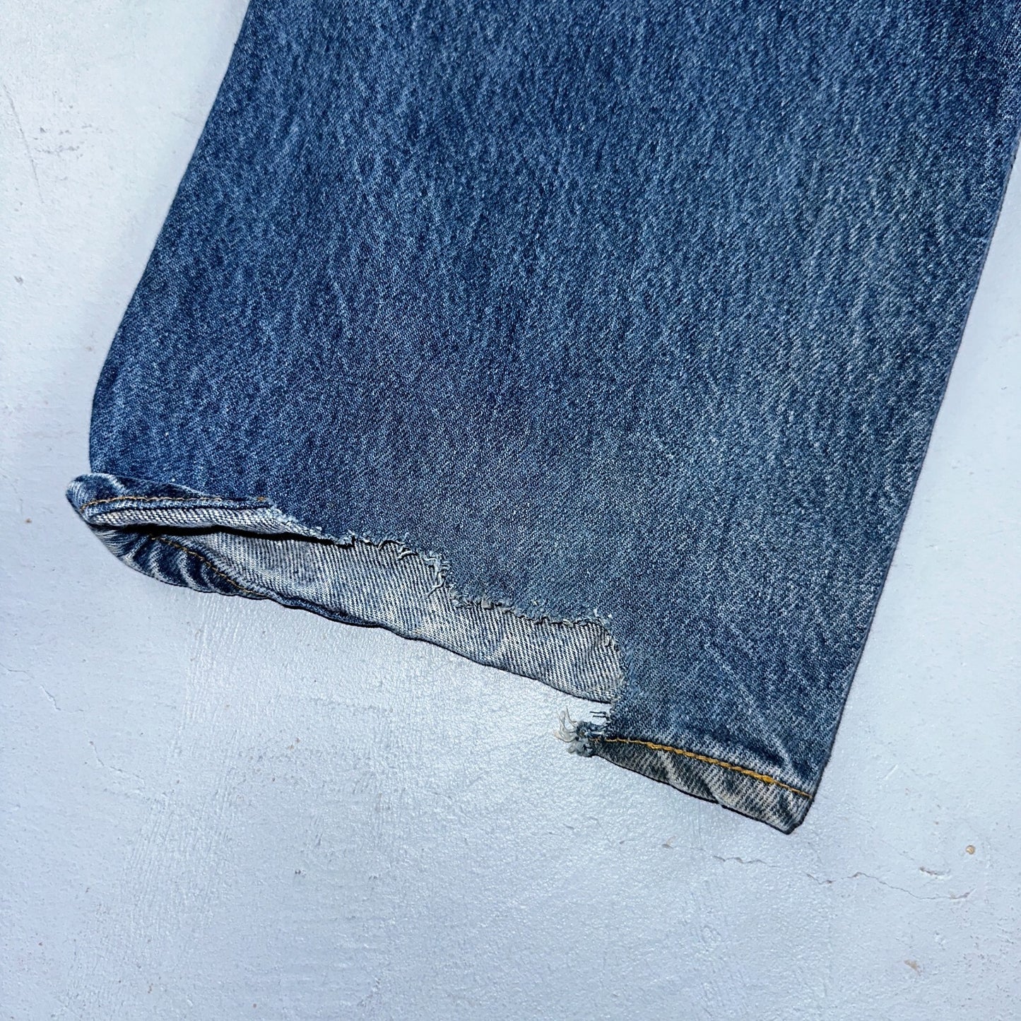 Levis 501 Vintage 90s USA XX Straight Leg Jeans Blue Med Wash 40x30 Act 38x30