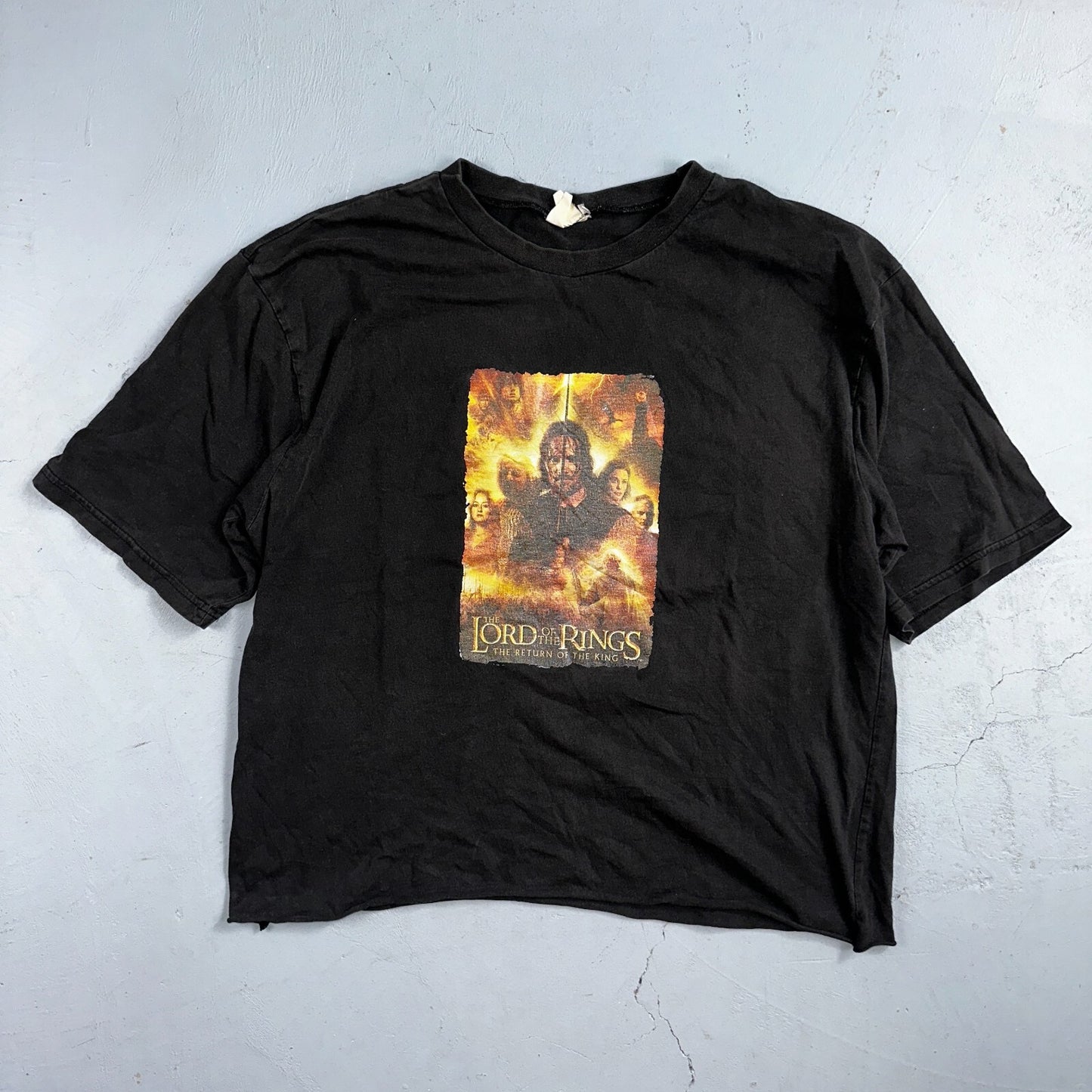 The Lord Of The Rings Two Return Of The King Vtg Y2K Graphic Movie Promo T Shirt