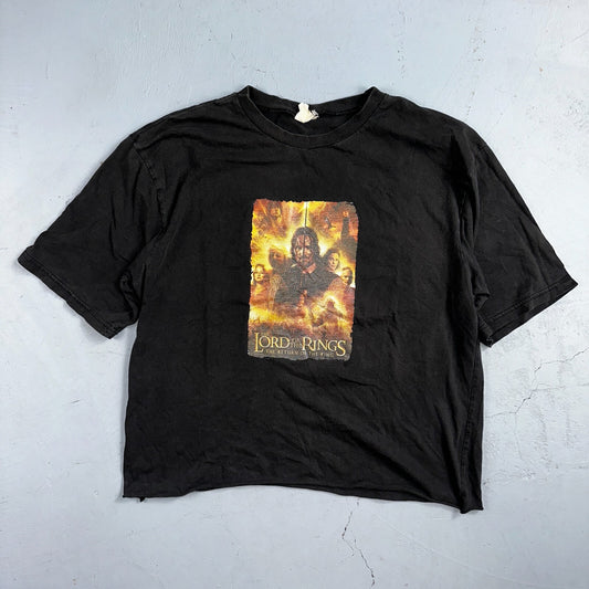 The Lord Of The Rings Two Return Of The King Vtg Y2K Graphic Movie Promo T Shirt