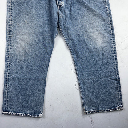 Levis 501 Vintage 90s Mex XX Straight Leg Jeans Blue Light Wash 56x32 Act 50x28