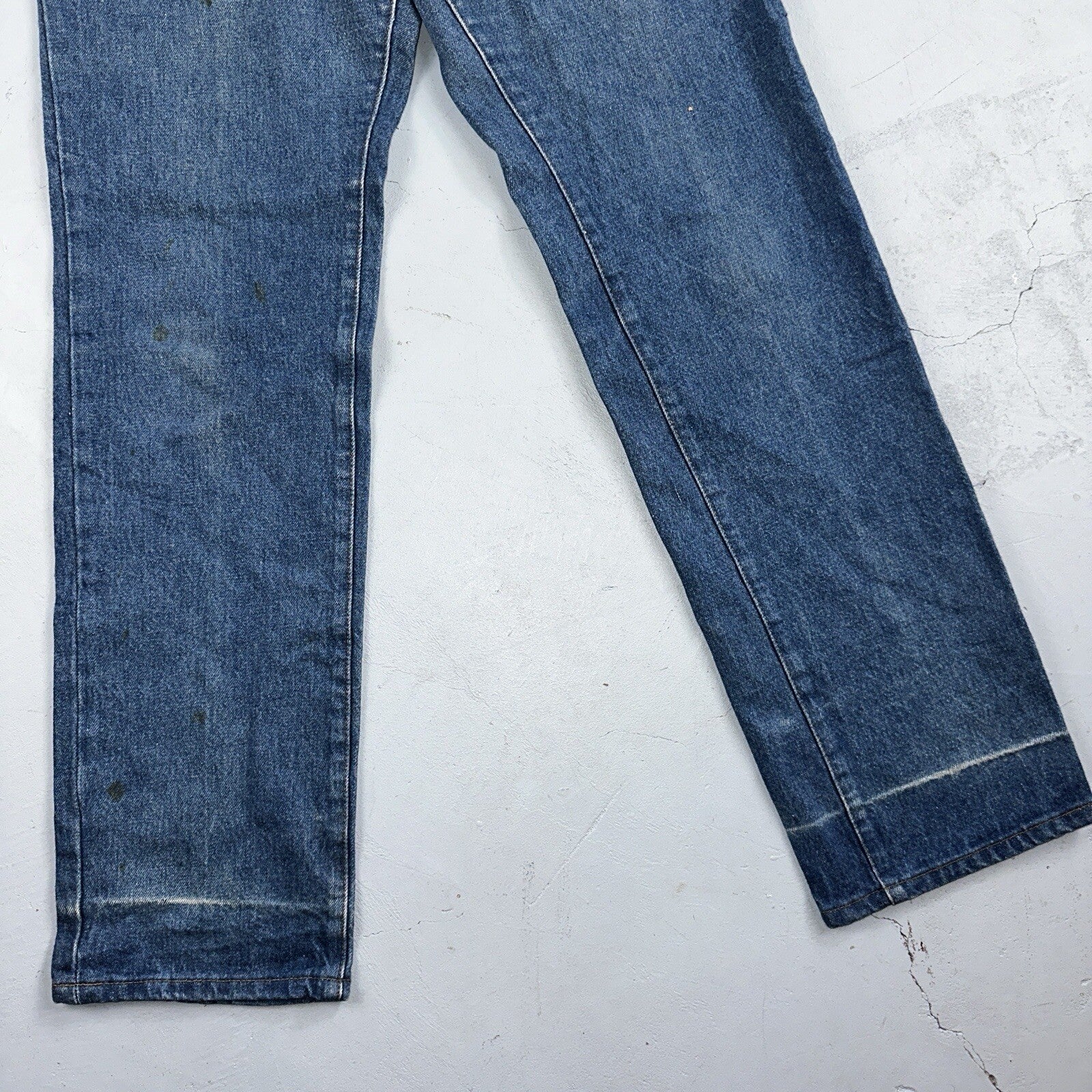 Levis 501 Vintage 80s USA XX Straight Leg Jeans Blue Med Wash High Rise 29x32