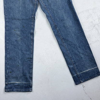 Levis 501 Vintage 80s USA XX Straight Leg Jeans Blue Med Wash High Rise 29x32